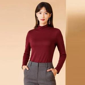 [더블유쇼핑][홈쇼핑 판매상품] 가을 여성 하프넥 티셔츠 15종택1_22984993_589189