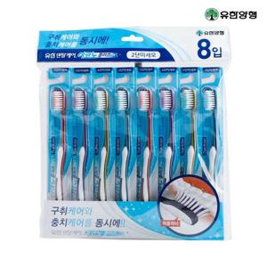 유한 덴탈케어 이코노플러스 2단미세모 8개입