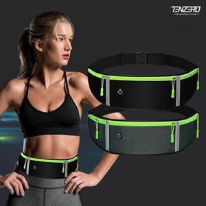 텐제로 러닝 허리 힙쌕 벨트 허리가방 휴대폰수납 이어폰홀 헬스 등산 자전거 물병수납