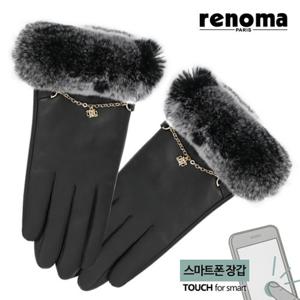 [레노마]스마트터치  렉스퍼 체인 여성가죽장갑 RU-21960