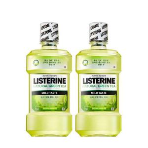 리스테린 750ml x 2개 내추럴 그린티(마일드) 대용량 (WC54BF5)