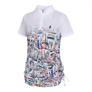 [마코](여성)밑단 스트링 프린트 티셔츠_MLW2TH09