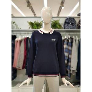 갤러리아_크로커다일레이디 요꼬 시보리 프릴 카라 티셔츠 CLDWTS205