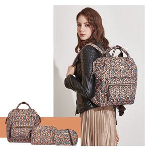 에버라스트 아델라 3종세트 백팩 파우치 크로스백 3종세트 데일리 가방 패턴오렌지