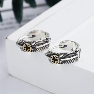 순은 실버925귀걸이 피스오브무드E047 링귀걸이