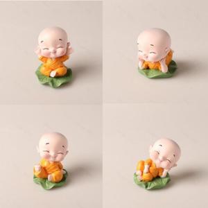 와불상 동자승 인형 스님 대쉬보드 명상 용품 불교 악세사리 동자상 법당 인테리어 BB0087