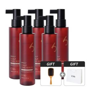 CH6 스칼프 싹 세럼 레드에디션 140ml 5개 (+노워시 트리트먼트&쇼핑백)