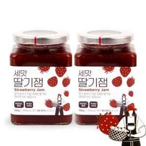 [세맛딸기잼] 딸기 농부가 직접 만든 수제 딸기잼 580gx2병