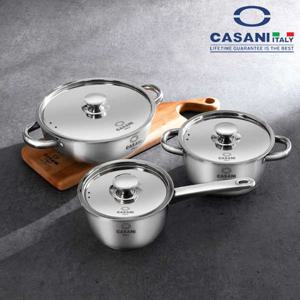 올스텐 인덕션겸용 냄비세트 3종 라면 찌개 국 자취냄비