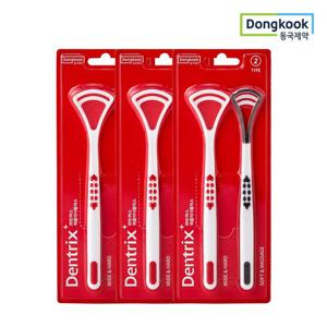 동국제약 덴트릭스 혀클리너 플러스 2개입 X 3개 (총 6개) 설태제거 구취 입냄새제거