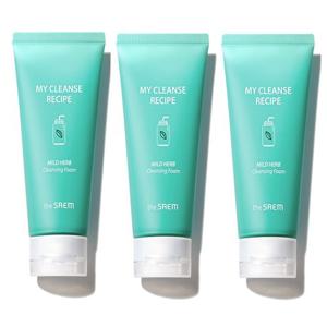 [더샘]1+1+1 마이클렌즈 레시피 클렌징 폼 (3개)_US