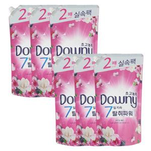 [다우니]다우니 섬유유연제 목련과 베리 리필 1.6L x6