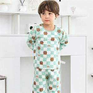 갤러리아_바풀 아동내복 보온 겨울 누빔 실내복 유아 아동 잠옷 상하 MK