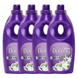 다우니 고농축 섬유유연제 화이트릴리 1L 4개 WFKLQHS