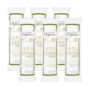 심플리젠틀 유기농 화장솜 100매 6개