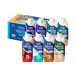 하이뮨 프로틴 밸런스 액티브  250mlx18입 (밀크쉐이크 ZERO 외 7종)