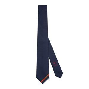 구찌 홀스빗 넥타이 624057 4E002 4068 다크네이비