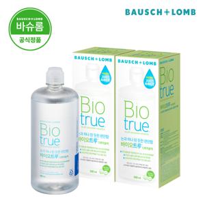 바슈롬 바이오트루 500ml x 2개 소프트 렌즈 세척액