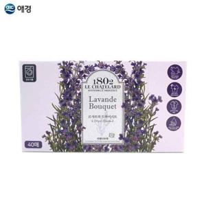 [JHQSZ5KV_51CP]건조기용 드라이시트 라벤더부케 40매 1EA