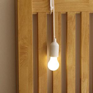 감성랜턴 줄로 당기는 건전지 전구 조명 라탄 똑딱이 무선 LED