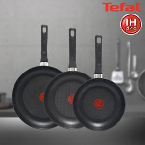 ★[신상!테팔!] 인덕션 스틸그레이 프라이팬 22+24+28+[사은]스펀지 5개+보호매트+뒤지개+국자+배민 5천원