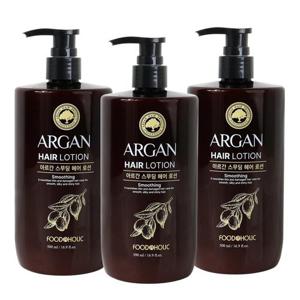 (3개)푸드어홀릭 아르간 스무딩 헤어로션 500ml
