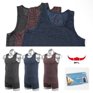 [BFL] 인생라인 남성 사방스판 인팅런닝 3종세트 (1604)