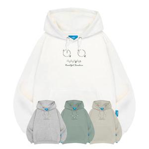 엘라모 기모H 뷰티풀선샤인 후드티 남녀공용 빅사이즈 M~4XL