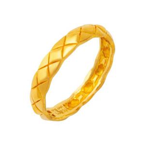 [한국금다이아몬드] 순금 반지 24K 금반지 퀄팅 볼륨 엠보싱 3g