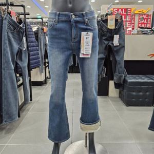 [잠뱅이]잠뱅이 여성 겨울 양모 부츠컷 나팔 청바지 AO4DNE767_JJ