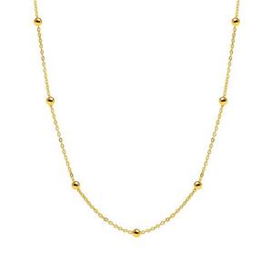 갤러리아_순금 여자 체인 목걸이 한 줄 볼 디자인 3.75G