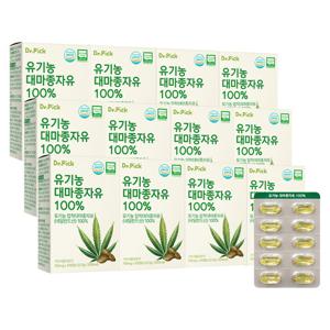 닥터픽 유기농 대마종자유 100 (750mg x 30캡슐) 12박스