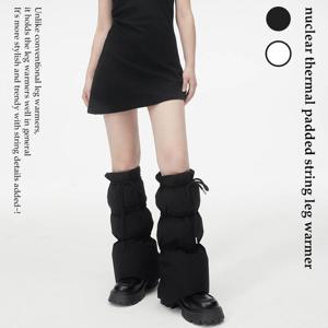 [에어플레인][A.I.P] 핵보온 패딩 스트링 레그워머(2color)