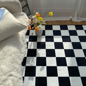 한스갤러리 극세사 카페트 사계절 대형 거실 카페트_150x200cm