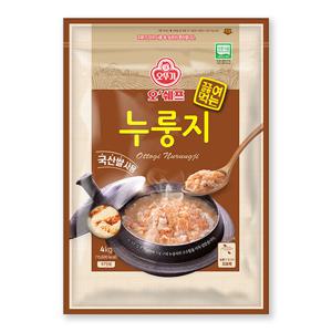 [오뚜기] 오쉐프 끓여먹는 누룽지 (4kg) x 1봉