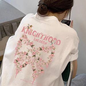 [유니제이] 프링 프린팅 라운드 반팔티