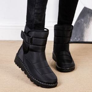 여성 찍찍이 방수 스노우 부츠 방한 퀄팅 미끄럼방지 WFGBGOL