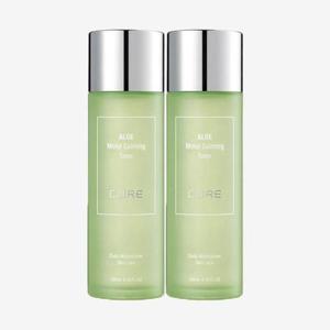 김정문알로에 큐어 모이스트 카밍 토너 130ml 2개