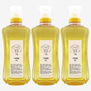 [스마일벌꿀] 국내산 사양벌꿀 2kg(튜브형) x 3개