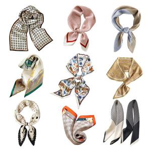 [루즈루나] 여성 간절기 실크 쁘띠 스카프