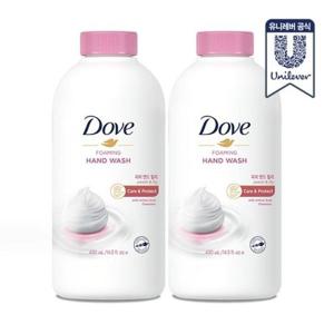 [도브]포딩 핸드워시 피치 리필 430ml 2개