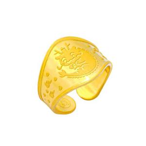 [한국금다이아몬드] 아기 순금 돌반지 용 24K 1g 백일 조카 선물