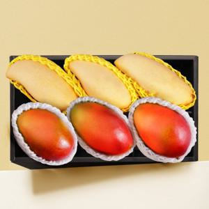[스윗베러] 망고 혼합 6과 선물세트 2kg내외 (골드 3과, 애플 3과)