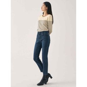 [지센]여성 기모 슬림배기 데님 LCDPNA21_BL