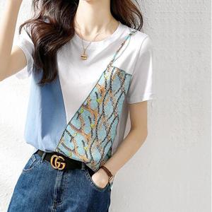 [유니제이] 율리스 프린팅 라운드넥 반팔티