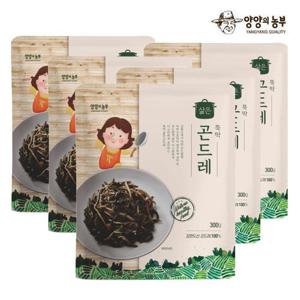 양양의농부 뚝딱 삶은 나물 곤드레 300gx5팩_상온보관