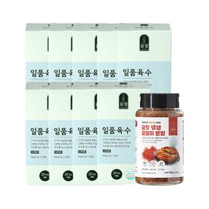 [요릿]일품육수 20개입 x 9팩 + 요릿생생겉절이분말 180g x 1통