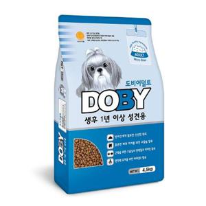 도비 어덜트 4.5kg 생후 1년 이상 성견용 강아지 사료 (WFINRCL)