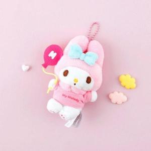 마이멜로디 인형가방고리 캐릭터 파우치링 8cm WFIT9T7