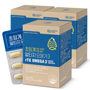 [대상웰라이프]초임계 알티지 오메가3캡슐 (1,030mgx30캡슐), 3박스